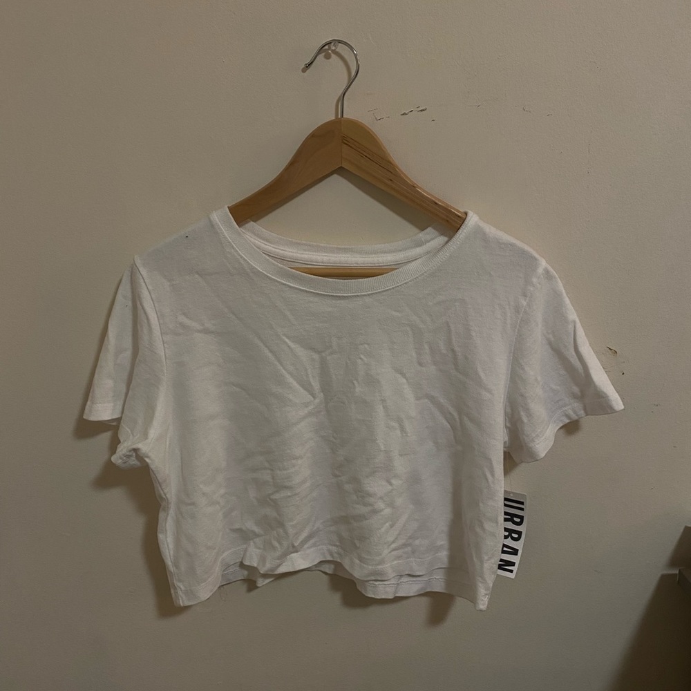 Urban outfitters white crop top